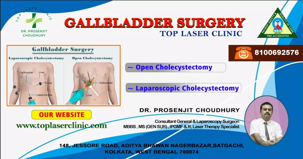 Types of gallbladder surgery